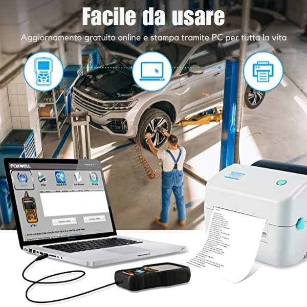 Foxwell™  analizzatore diagnostico